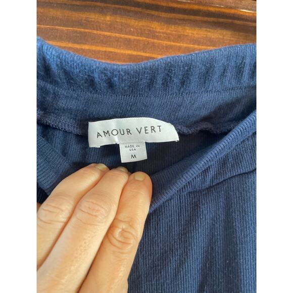 Amour Vert soft knit baggy jogger M - Picture 3 of 5